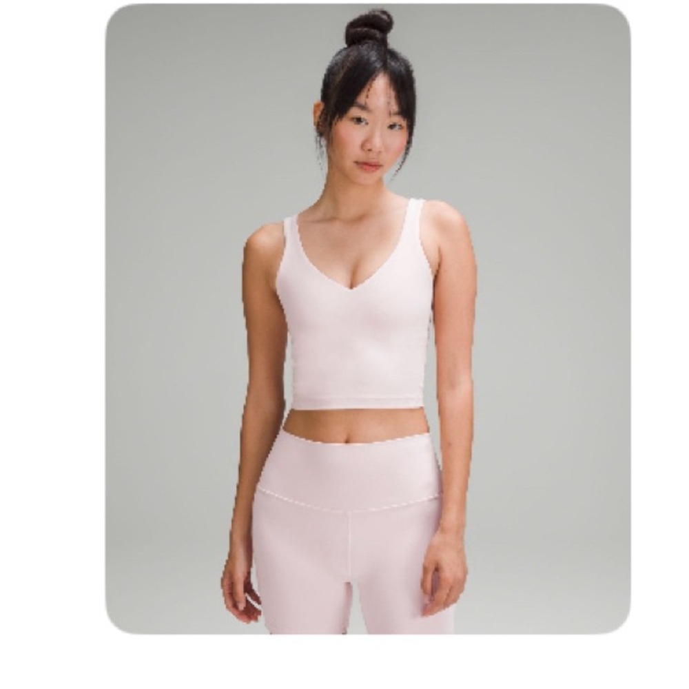 Flush Pink Lululemon align top size 6